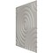 Ekena Millwork 19 5/8in. W x 19 5/8in. H Spiral EnduraWall Decorative 3D Wall Panel Covers 2.67 Sq. Ft. WP20X20SPGCG - alternate 2